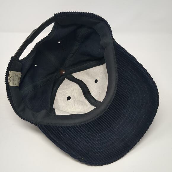 Consolidated Freightways Snapback Rope Hat Black One Size Corduroy - Picture 7 of 9